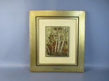 Quadro Aldo Raimondi su lastra argento 800 Betulle n. 182/999 vintage anno 1977