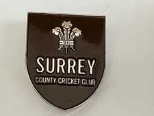 SURREY COUNTY CRICKET CLUB ENAMEL PIN BADGE