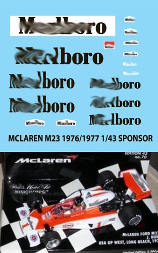 Decals per mclaren - 1/43,