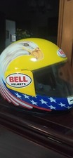 Casco John Kocinski MotoGP Legend American Eagle Design Helmet Con Sacca Origina
