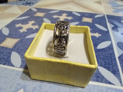Anello con croce ferro - anello,