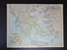 Mappa antica (1912) - Grecia e