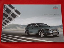 AUDI A4 B8 8K allroad quattro 2.0 TFSI 2.0 TDI 3.0 TDI depliant brochure 2009