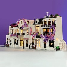 🏰 Villa Elegante! MOC Blocchi Architettura Europea - Regalo Giardino Hotel