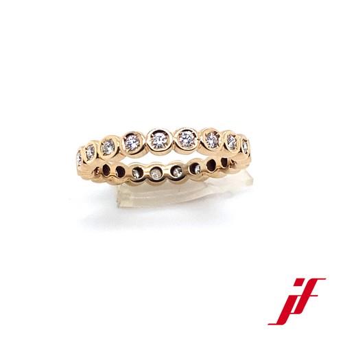585 yellow gold ring with - , 21