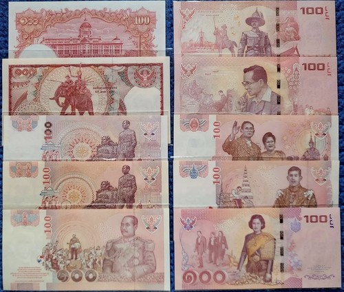 Thailandia set unc 100 - thailandia,