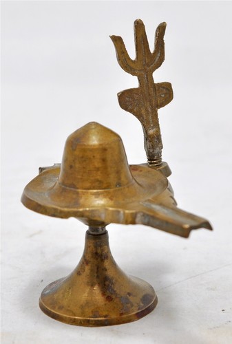 Antico ottone dio shiva linga - antico,