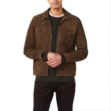 Uomo Morbido pelle Scamosciata