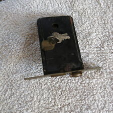 VECCHIA SERRATURA CON SCROCCO VA E VIENI CILINDRO E DUE MANDATE SENZA MANIGLIA 3