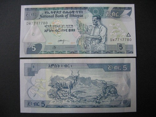Etiopia birr 2017 - 5, unc