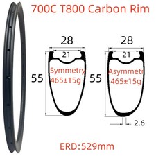 Cerchio carbonio bici ghiaia