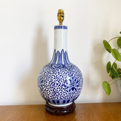 Lampada vaso porcellana cinese