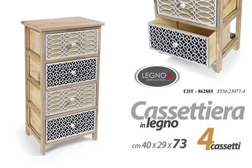 Cassettiera mobiletto slim - mobiletto,