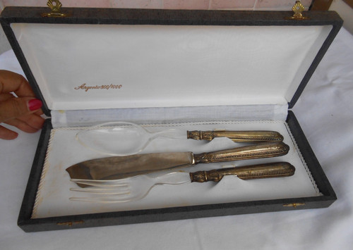 Set pezzi argento 800 - pezzi,