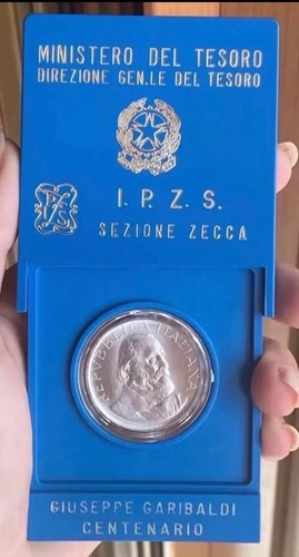 500 lire 1982 morte garibaldi - morte,