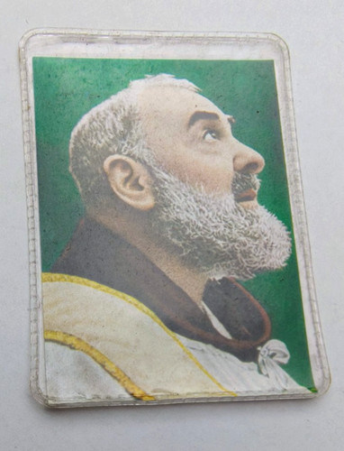 Padre pio santino reliquia - pio,