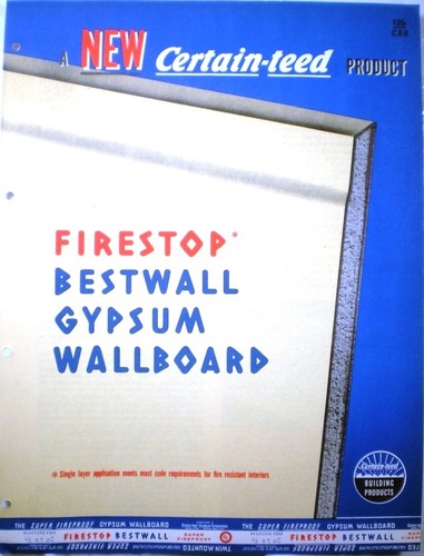 Bestwall firestop certain teed - bestwall, certain-teed