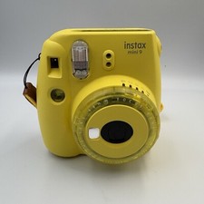Instax Mini 9 Instant Camera  YellowLimited Edition Fujifilm