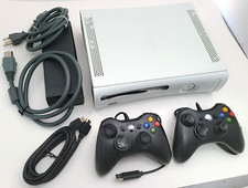 Pacchetto 2 CONTROLLERS Microsoft XBOX 360 PRO console di gioco sistema di gioco 4 GB HDMI