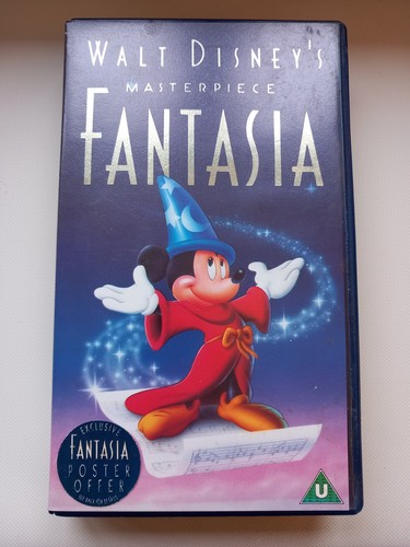 Fantasia vhs rarer original - vhs,