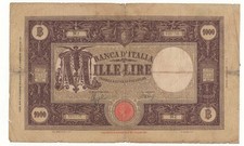 1000 LIRE GRANDE  "M"  (