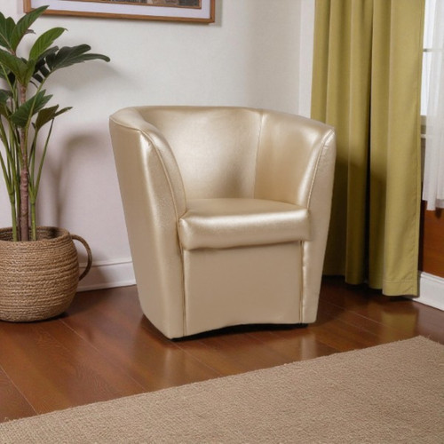 Poltrona oro ecopelle - poltrona, per