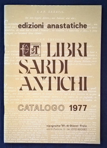 Libri sardi antichi - ., edizioni