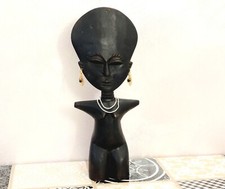 Statua etnica statuina legno - statua,