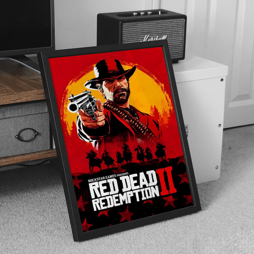 Poster red dead - dead,