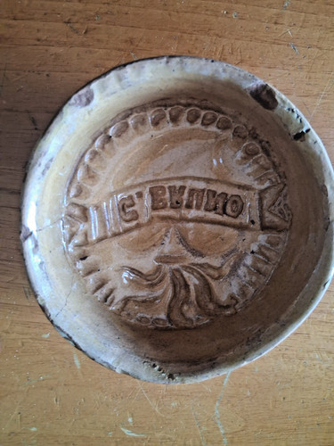 Antica formella ceramica di - antica,