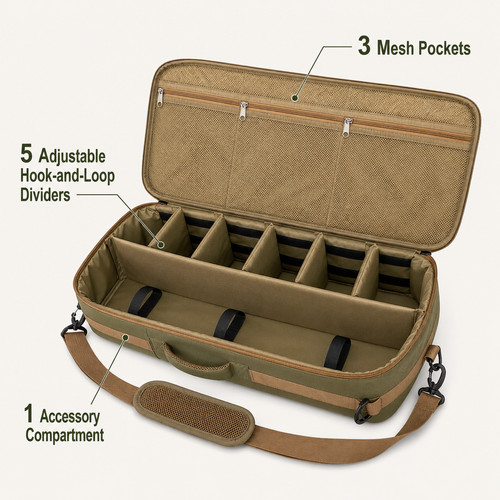 Fly rod reel custodia - fly,