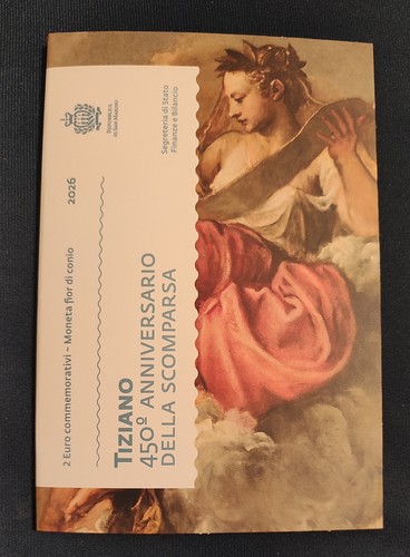 Euro san marino - 2026, tiziano