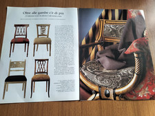 SEDIE DESIGN COLOMBO GALLI MARCHETTI CHELINI LE FABLIER VINTAGE ARTICOLO