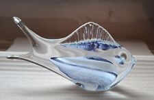 Pesce in vetro soffiato a mano da collezione Ekenas