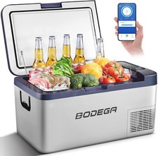 12 Volt Car Refrigerator, 20 Liter Portable Freezer Car Compressor Fridge