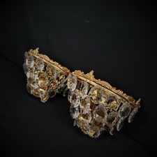 Coppia di APPLIQUE Cristallo e