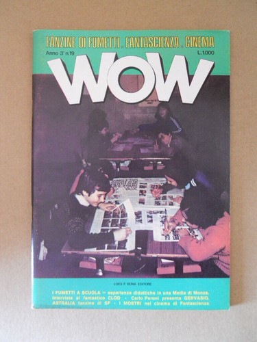 Wow fanzine fumetti 19 - wow,