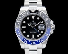 Rolex 116710BLNR GMT Master II 116710 ceramica "Batman" SS quadrante nero