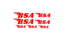 adesivi Moto - 7 adesivi BSA logo - Stickers BSA MOTO