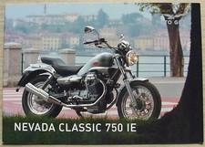 Brochure vendita moto MOTO GUZZI Nevada Classic 750 IE c2009