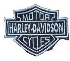 Harley davidson iron patch - harley, on-