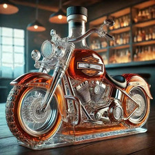 300ML Decanter Whisky Scultura Statua - Bottiglia Di Whisky a Forma Di Motocicle