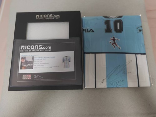 Diego maradona front firmato - front,