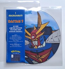 Daitarn 3 45 giri PICTURE DISC mai acoltato, da collezione - IDEA REGALO! DAITAN