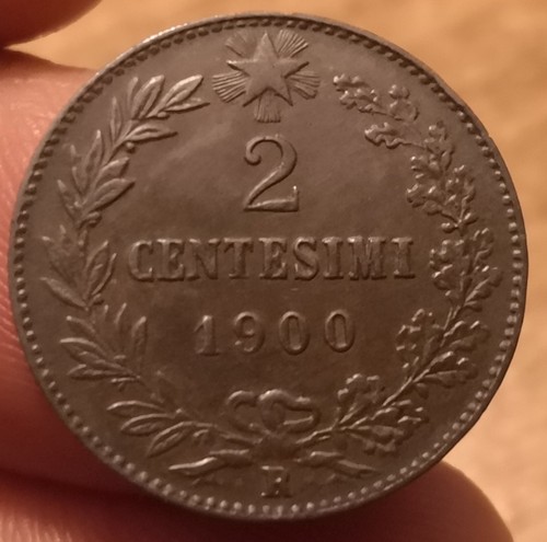 Moneta centesimi 1900 - moneta,