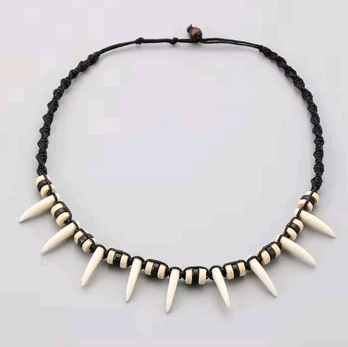 Collana boema dente lupo - collana,