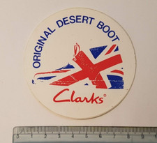 Adesivo / Sticker / Adhesif ( anni 80 ) CLARKS original Desert Boots