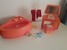 Barbie Lotto Specchio E Vasca Mattel 1979 Usato Raro Bello Collezione No Scatola