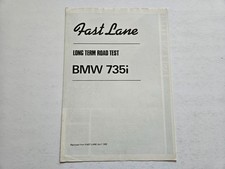 BMW 735I E23 FAST LANE