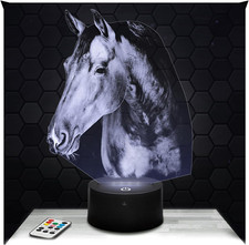 - Lampada 3D Di Cavallo